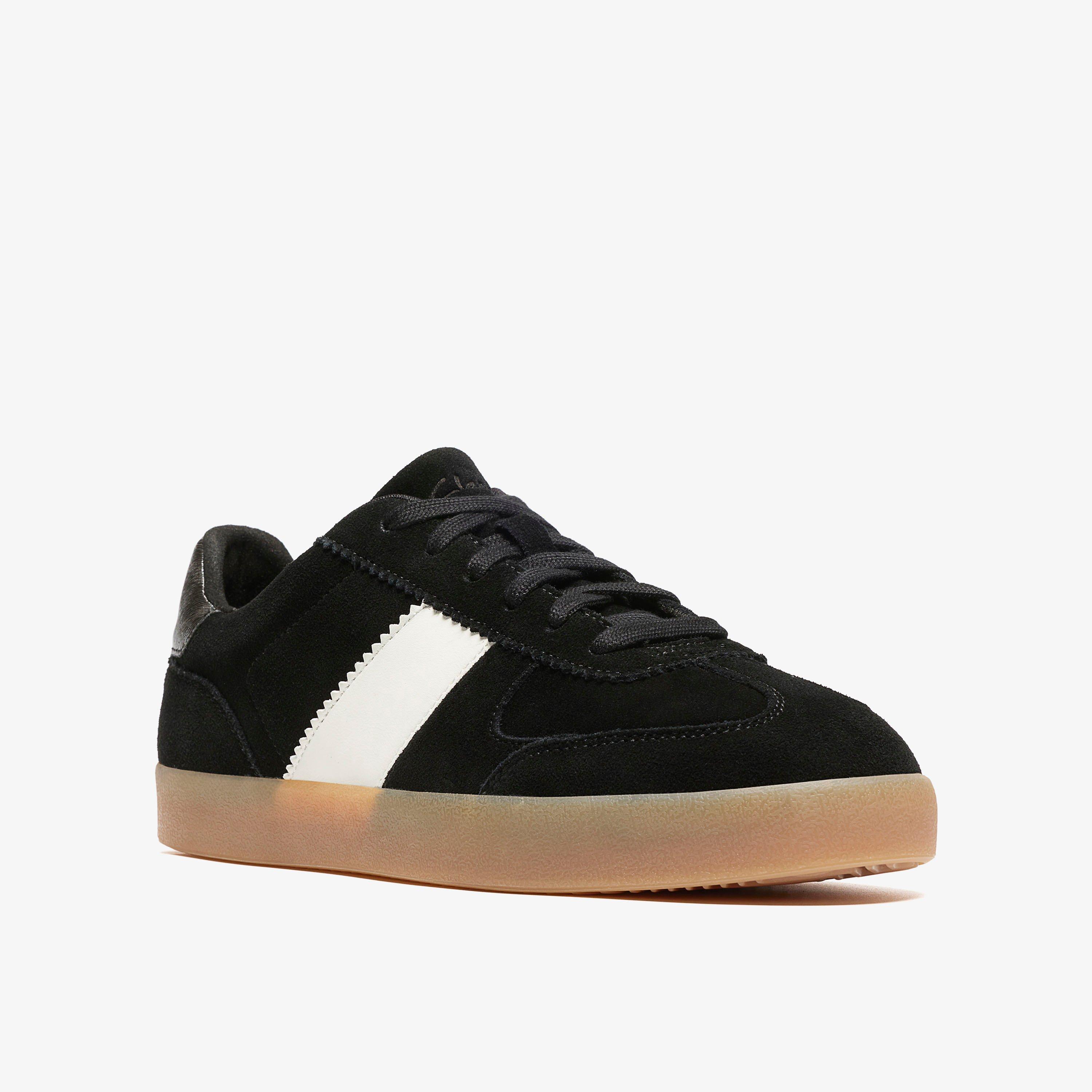 Sorelle Walk Black Suede Trainers, view 4 of 6