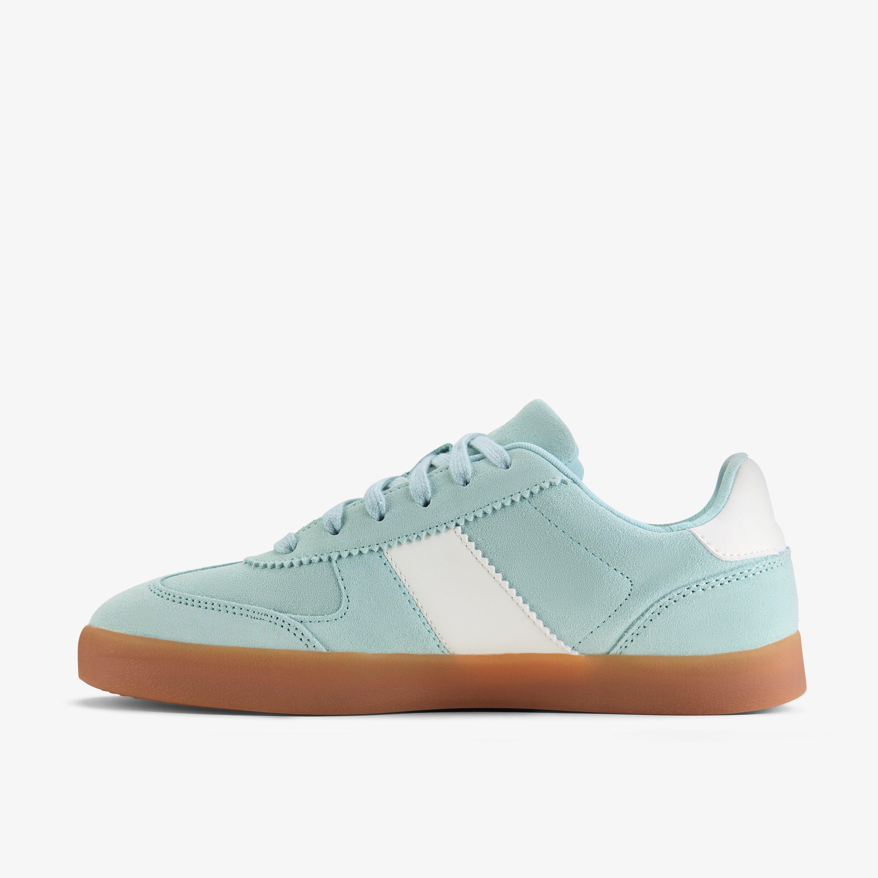 Sorelle Walk Aqua Suede Trainers, view 2 of 6