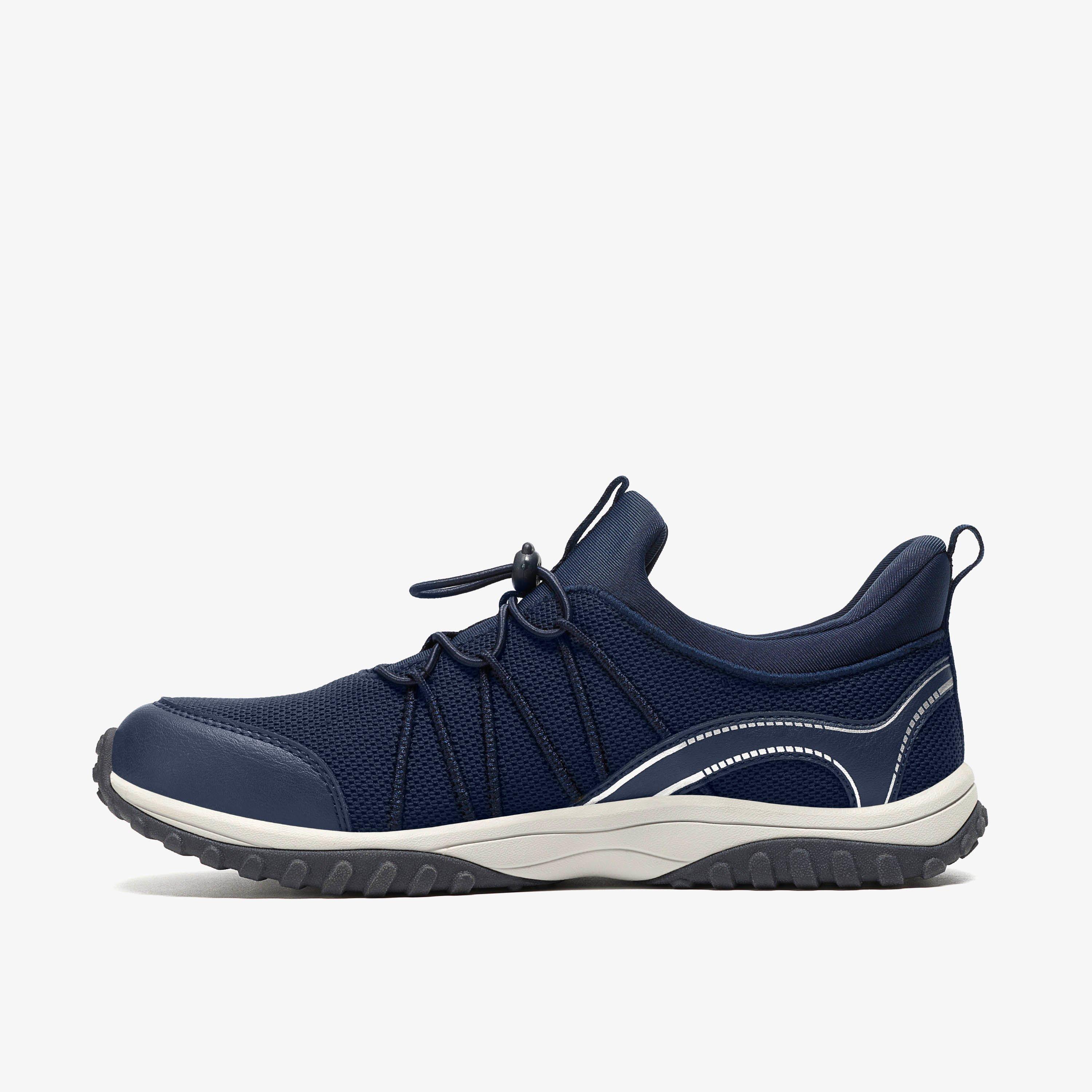 Hemira Walk Navy Trainers, view 2 of 6