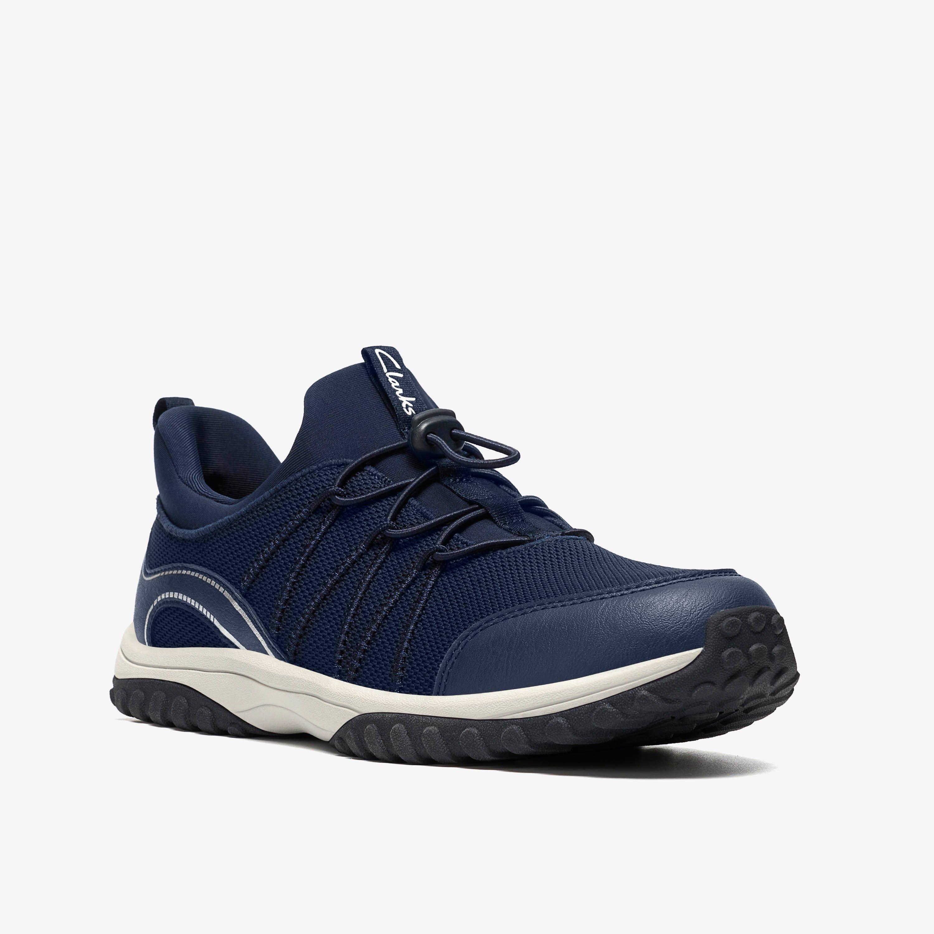 Hemira Walk Navy Trainers, view 4 of 6