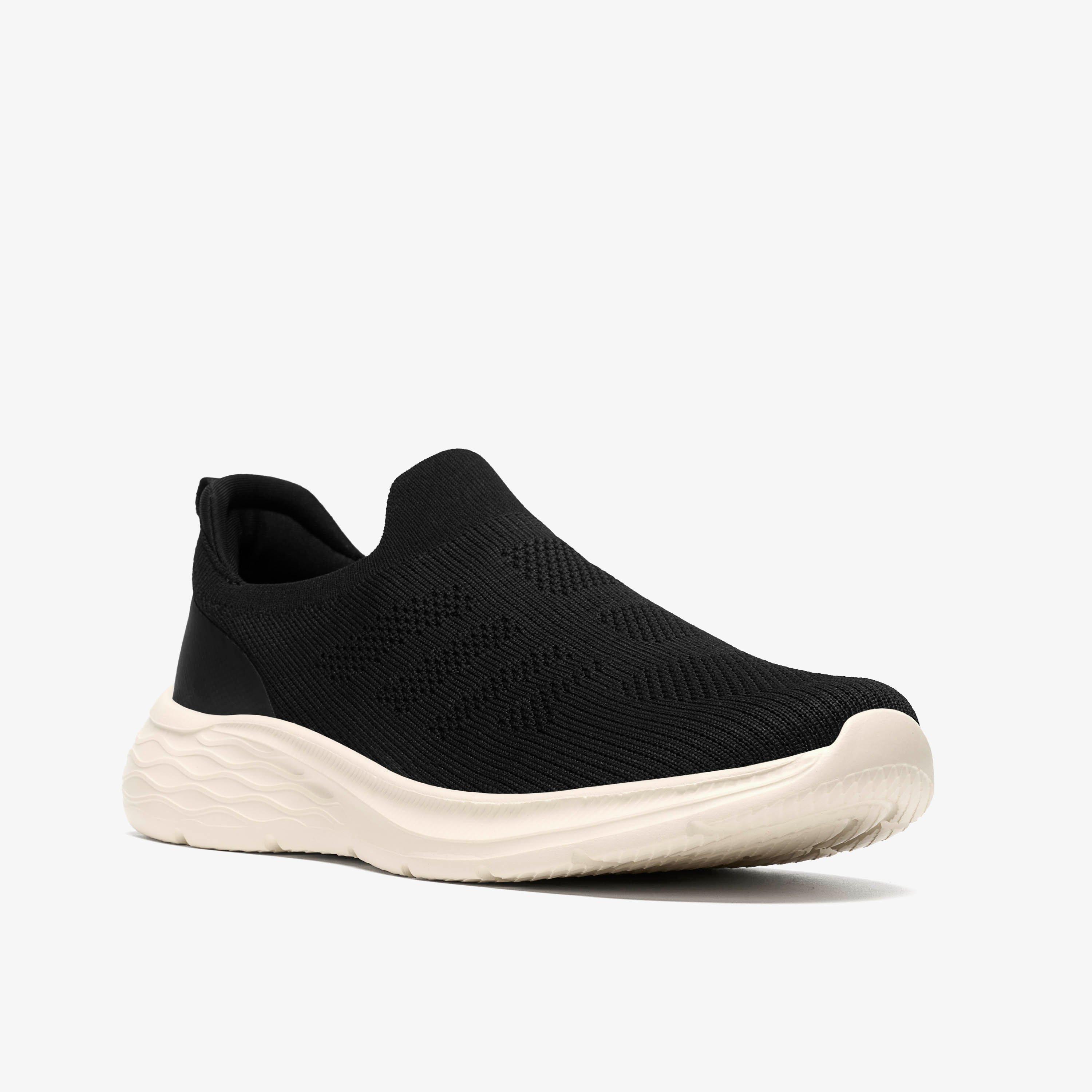 Zani Slip Black Trainers, view 4 of 6