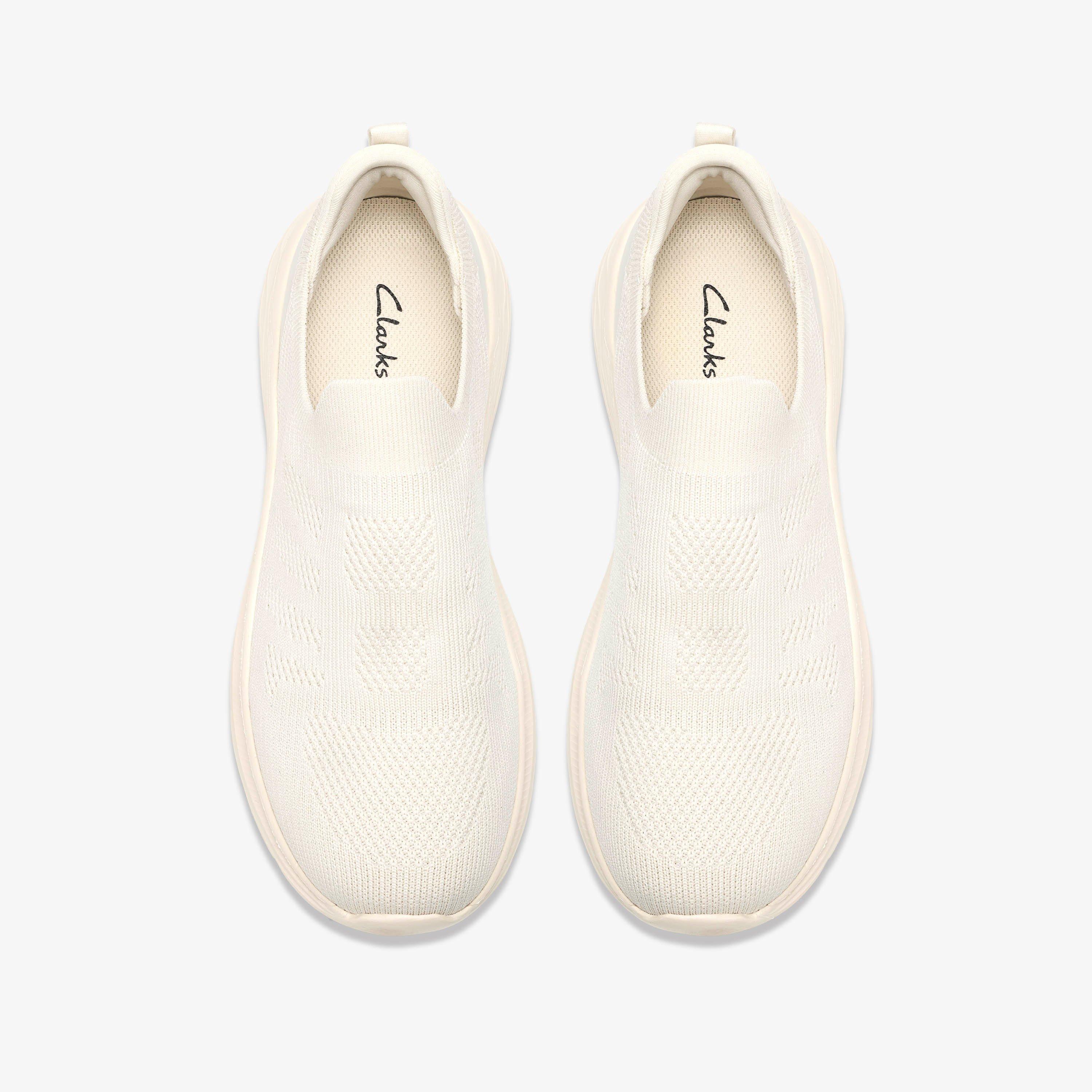 Zani Slip White Trainers, view 6 of 6