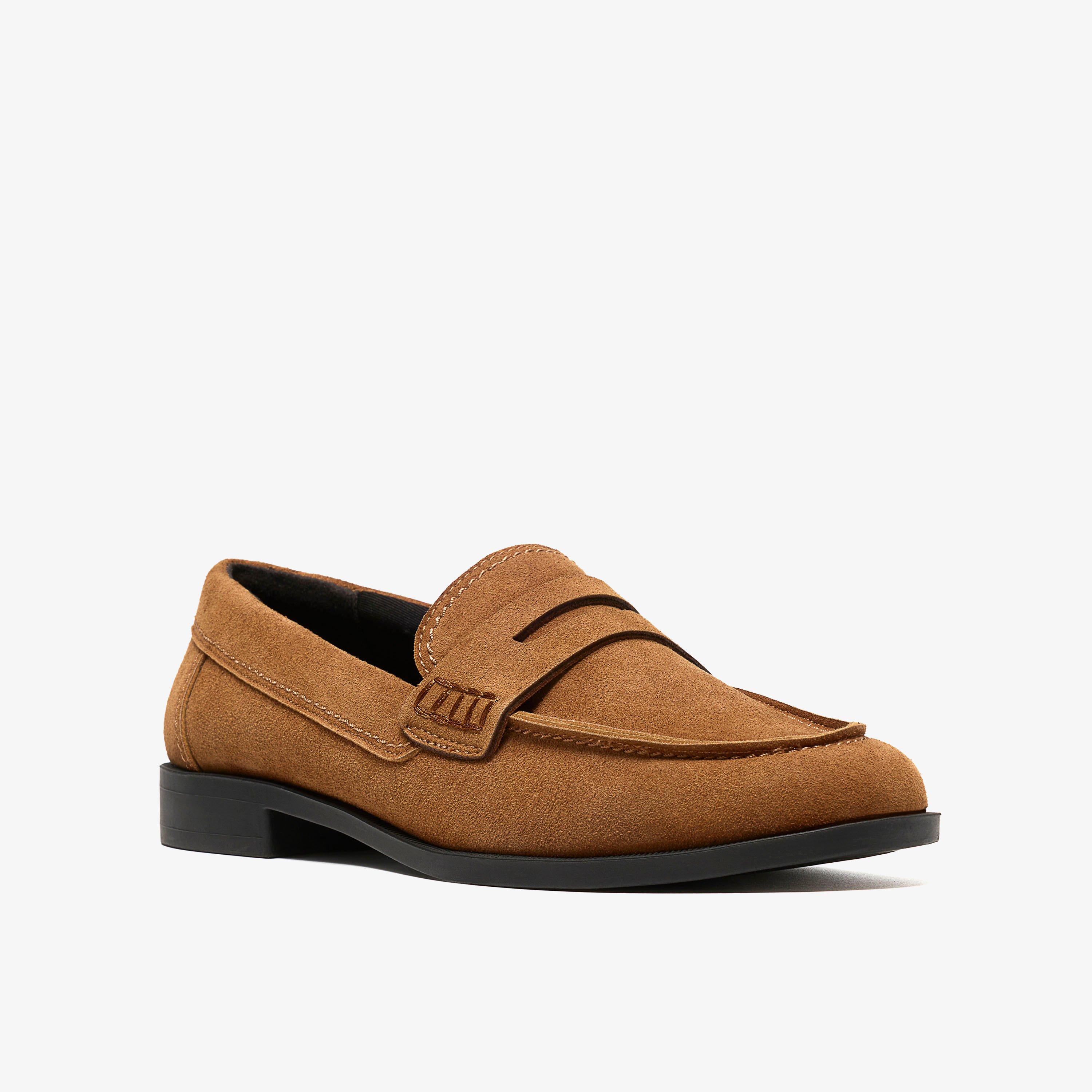 Kraden Edge Tan Suede Loafers, view 4 of 6