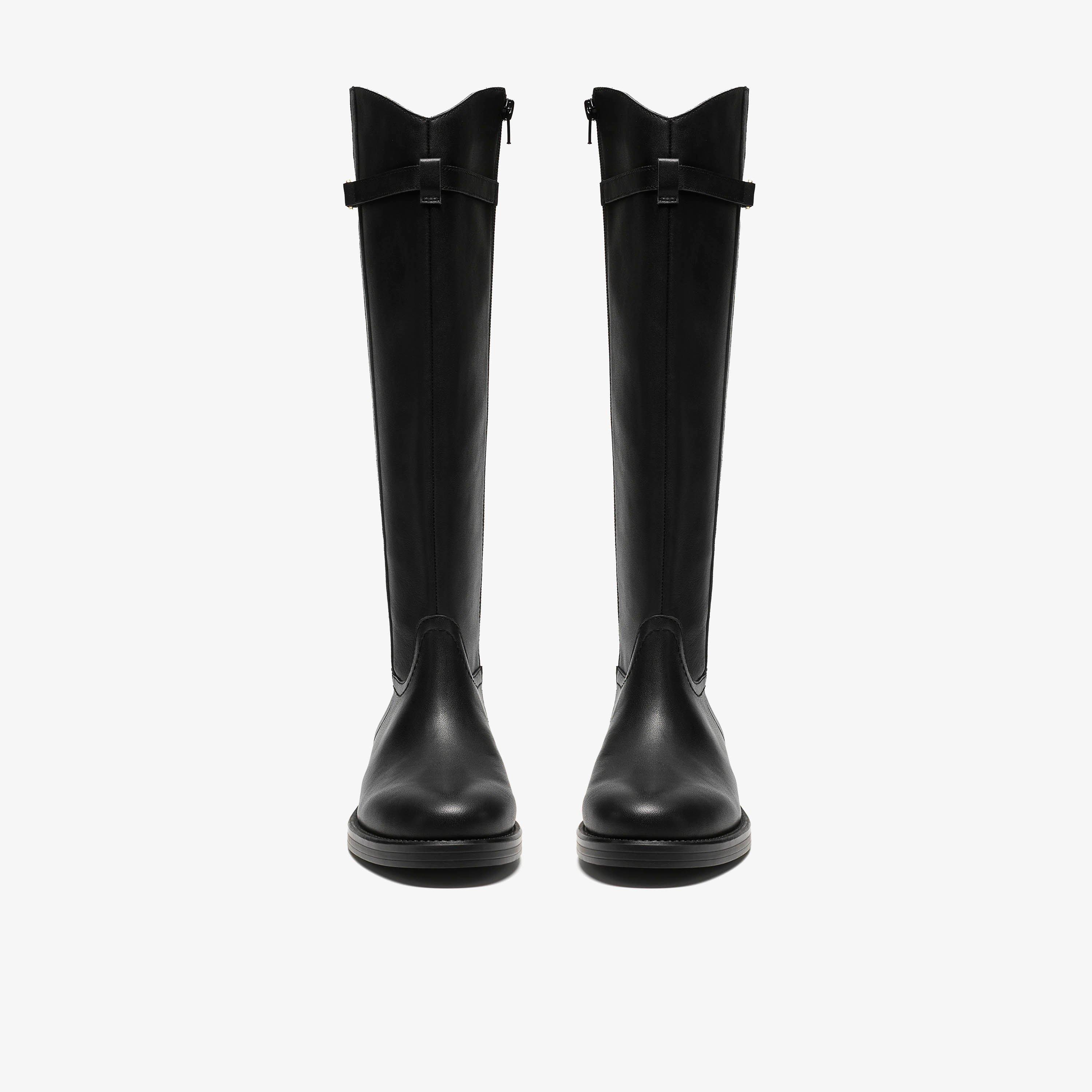 Baville Hi Black Knee High Boots, view 6 of 6