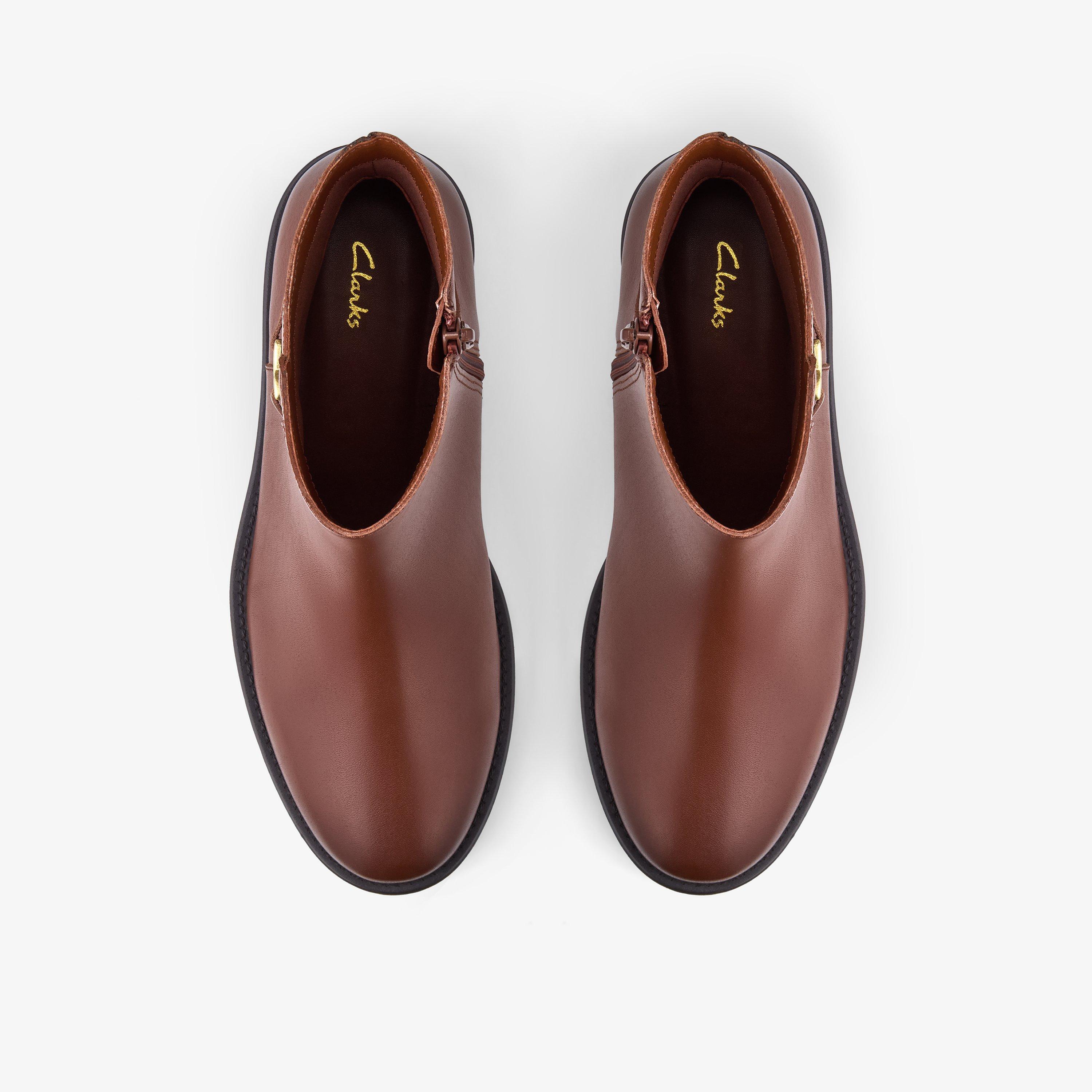 Baville Top Tan Ankle Boots, view 6 of 6