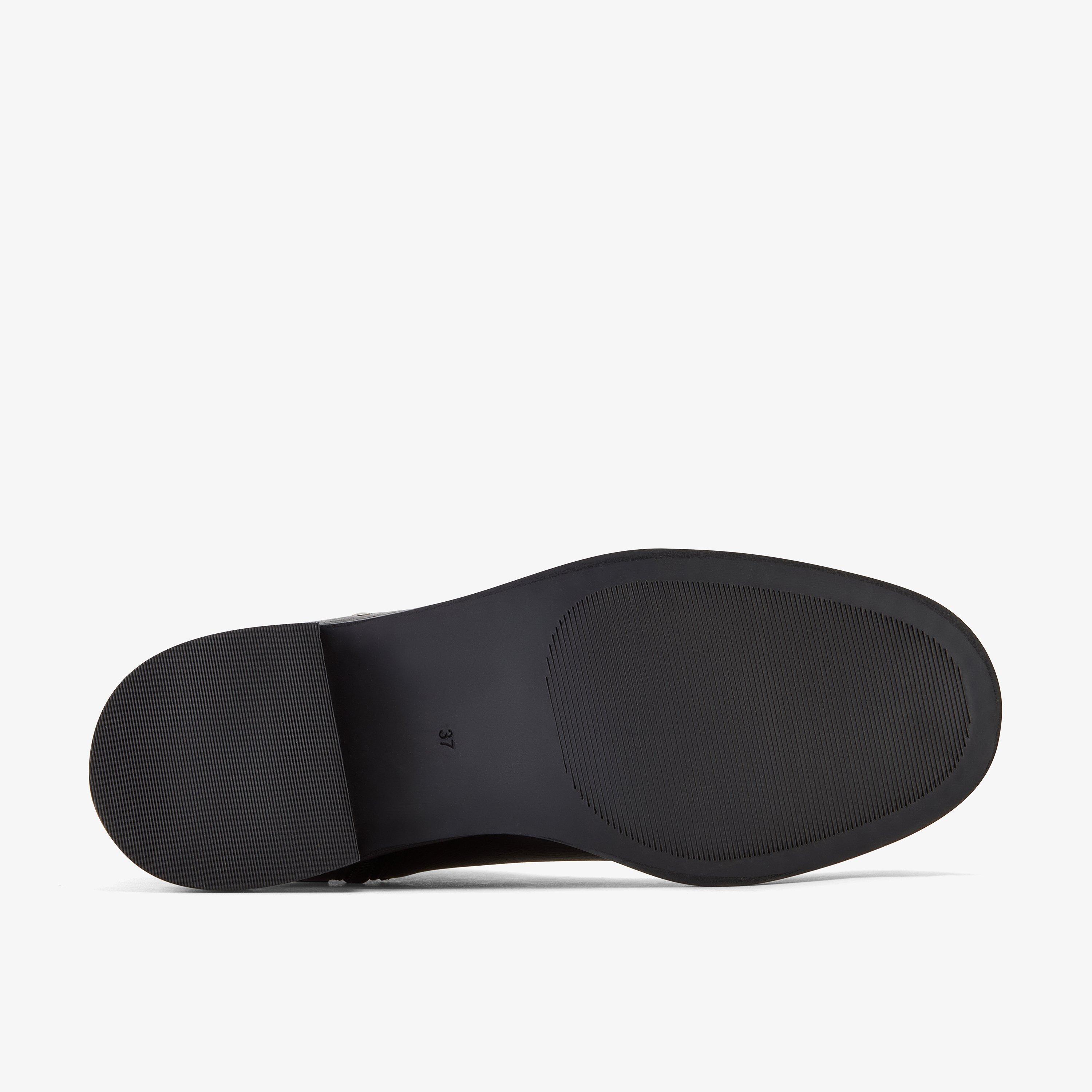 Lunford Craft Black Leather Ankle Boots Chelsea Boots, view 3 of 6