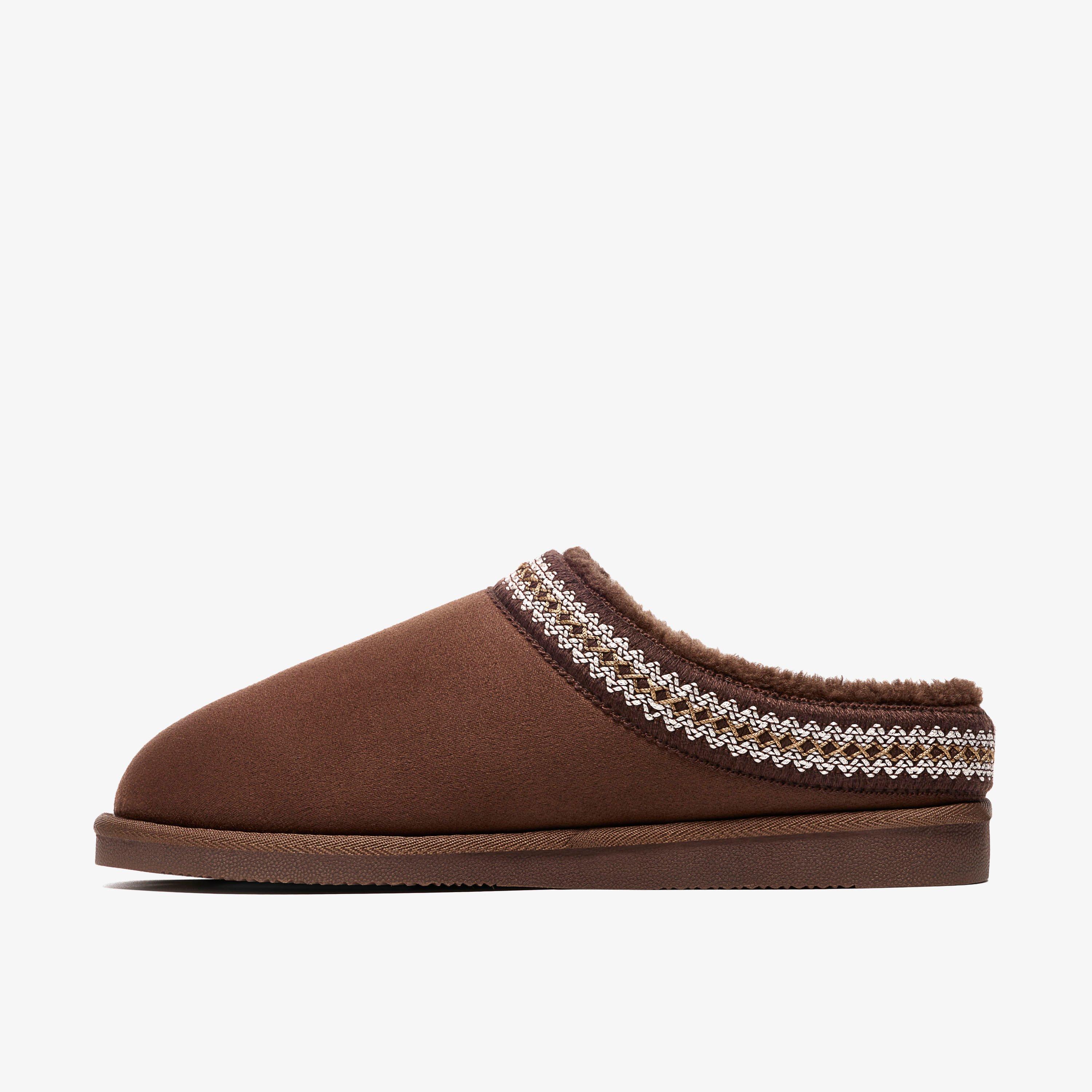 Coxley Weave Dark Brown Slip Ons, view 2 of 6