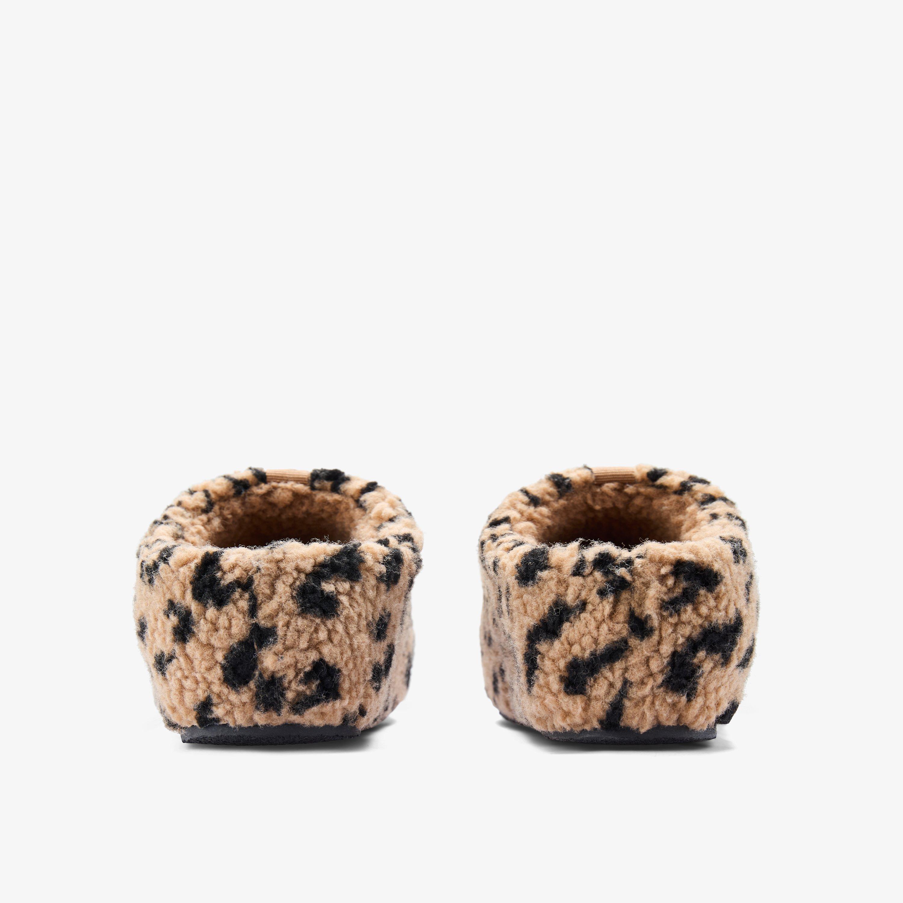 Berber Cheetah Slipper Khaki Slip-Ons, view 4 of 6