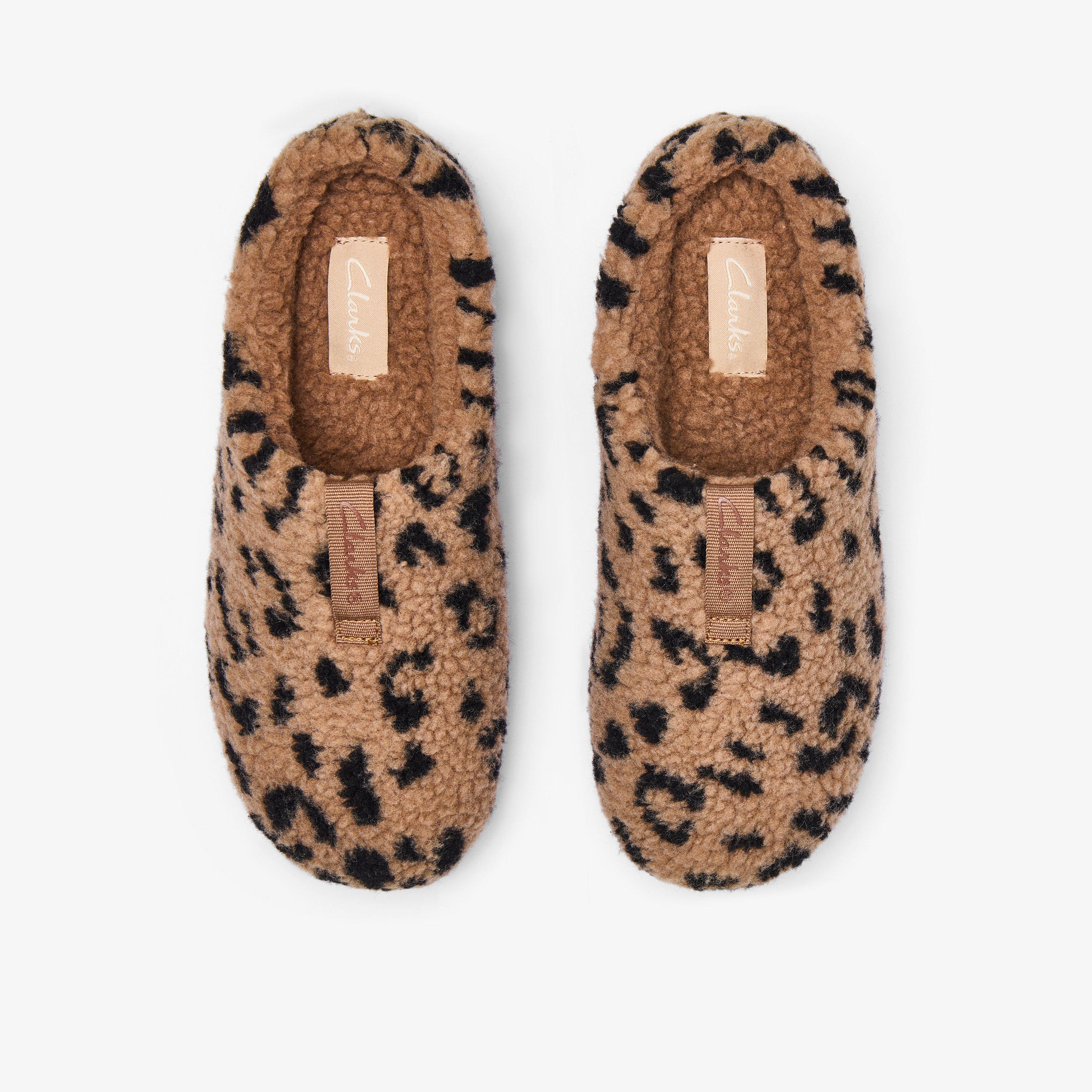 Berber Cheetah Slipper Khaki Slip-Ons, view 6 of 6
