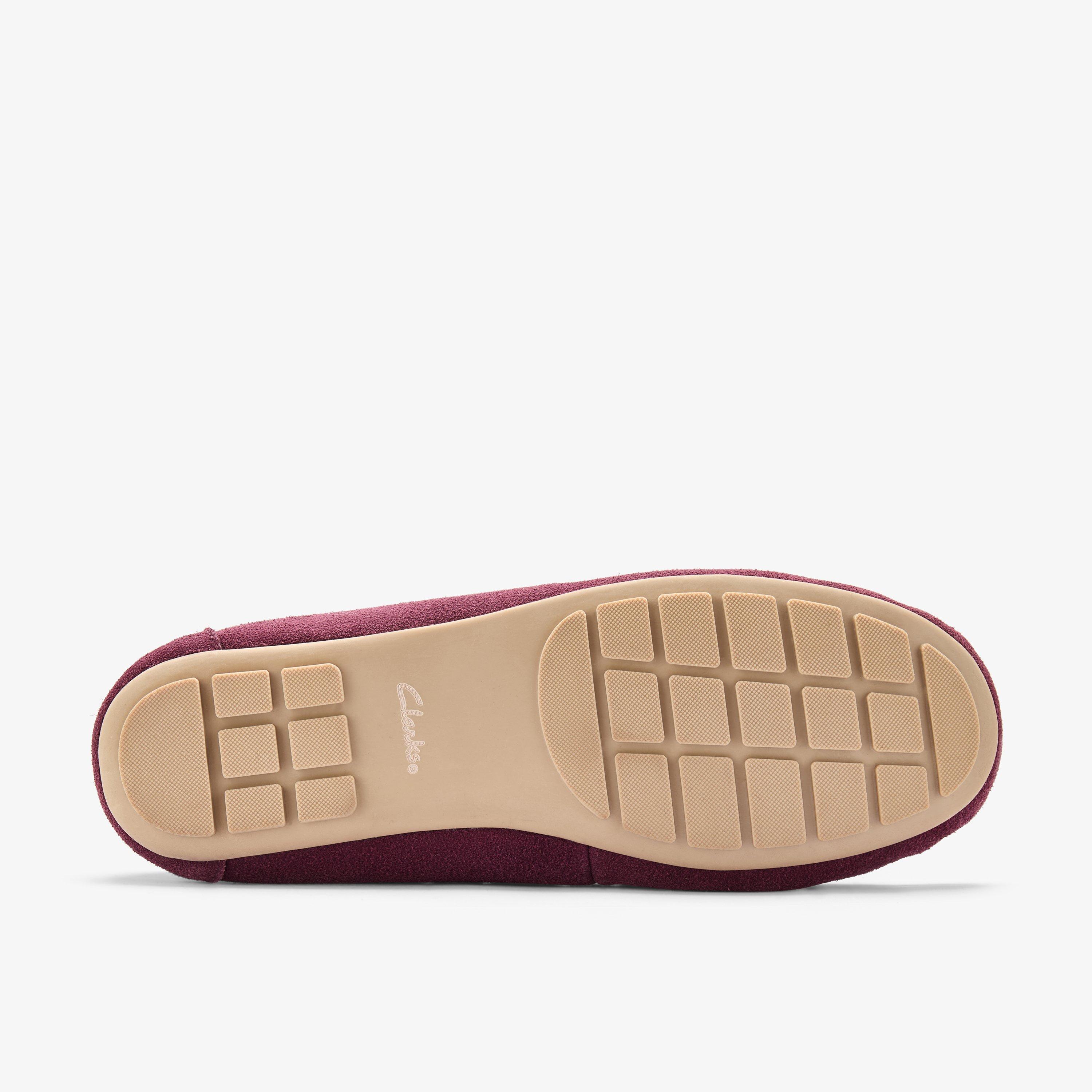 Cozy Moc Slipper Burgundy Slip-Ons, view 3 of 6