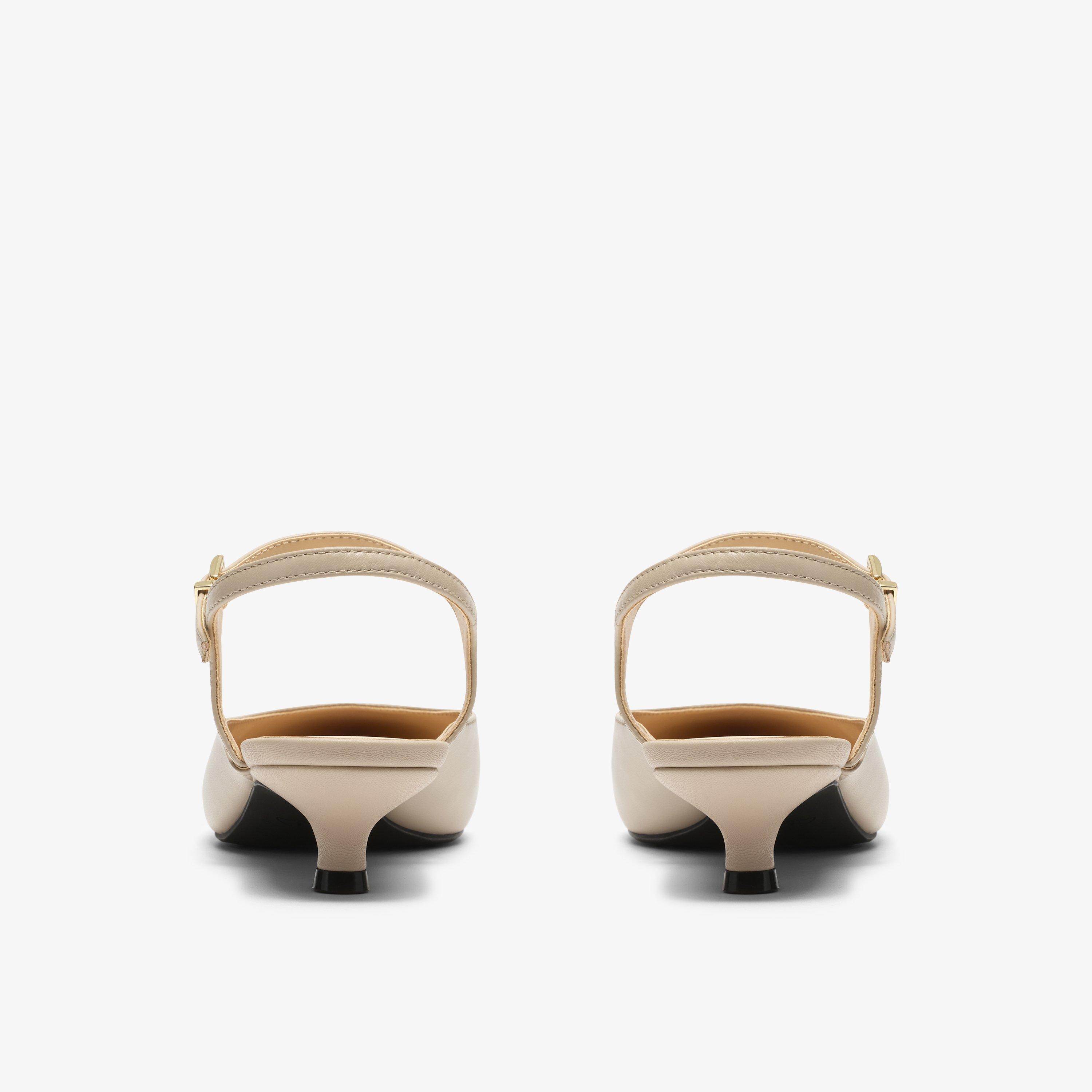 Pisa Strap Sand Leather Sling Back, view 5 of 6