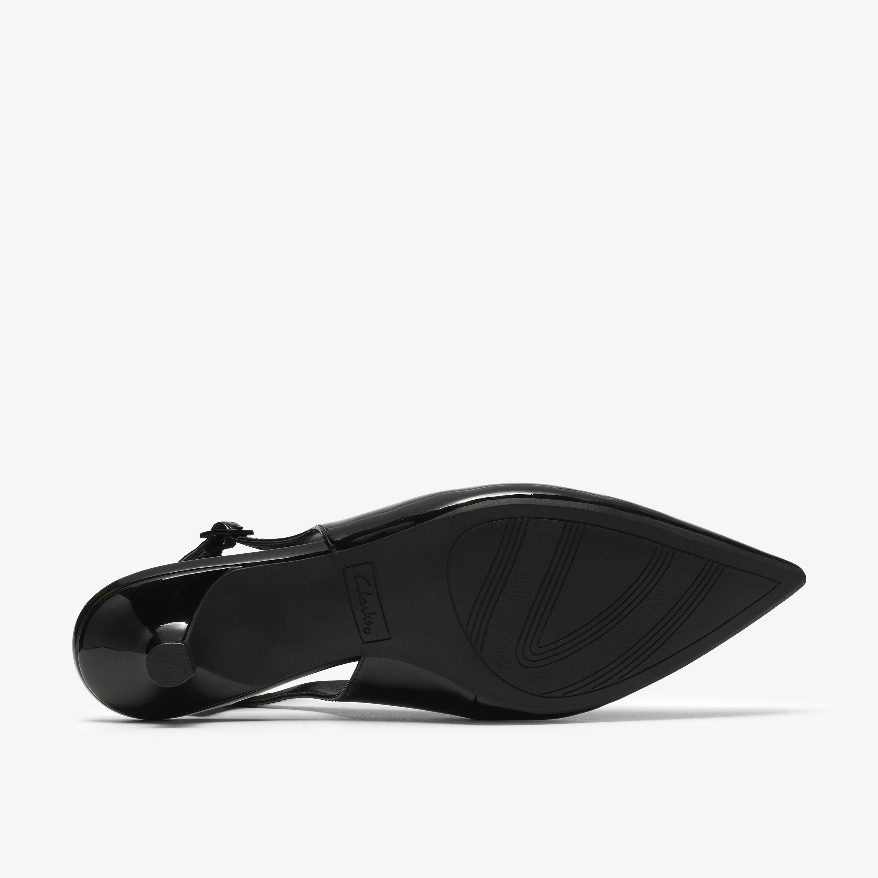 Pisa Sling Black Patent Sling Back, view 3 of 6