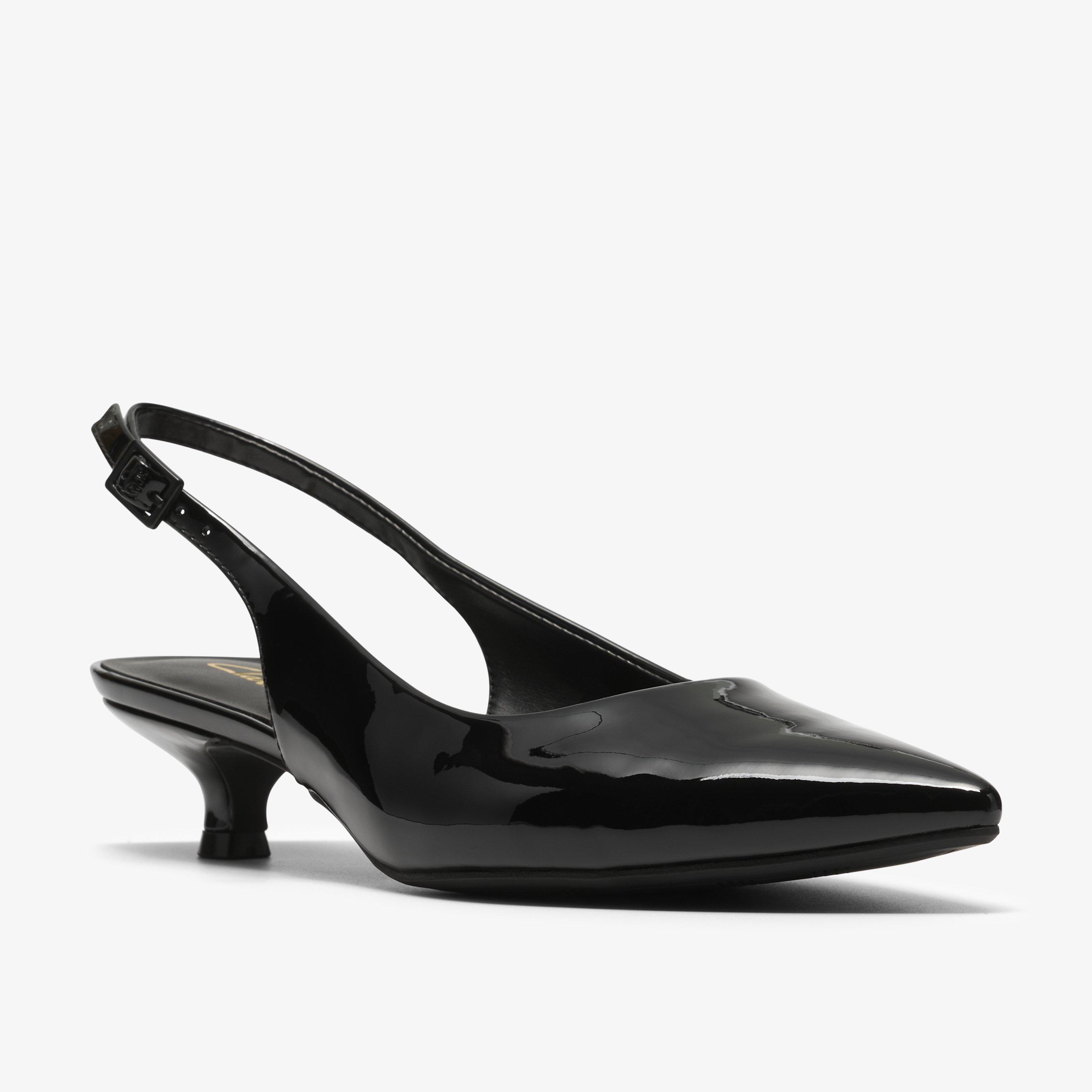 Pisa Sling Black Patent Sling Back, view 4 of 6