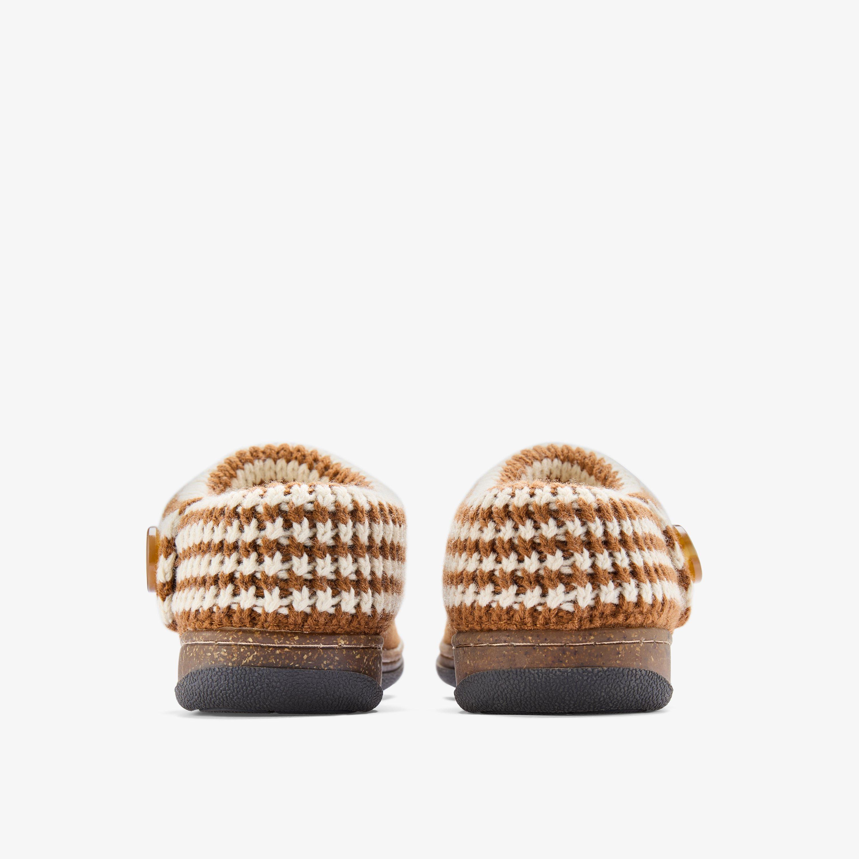 Willowdean Sweater Slipper Cognac Slip-Ons, view 4 of 6