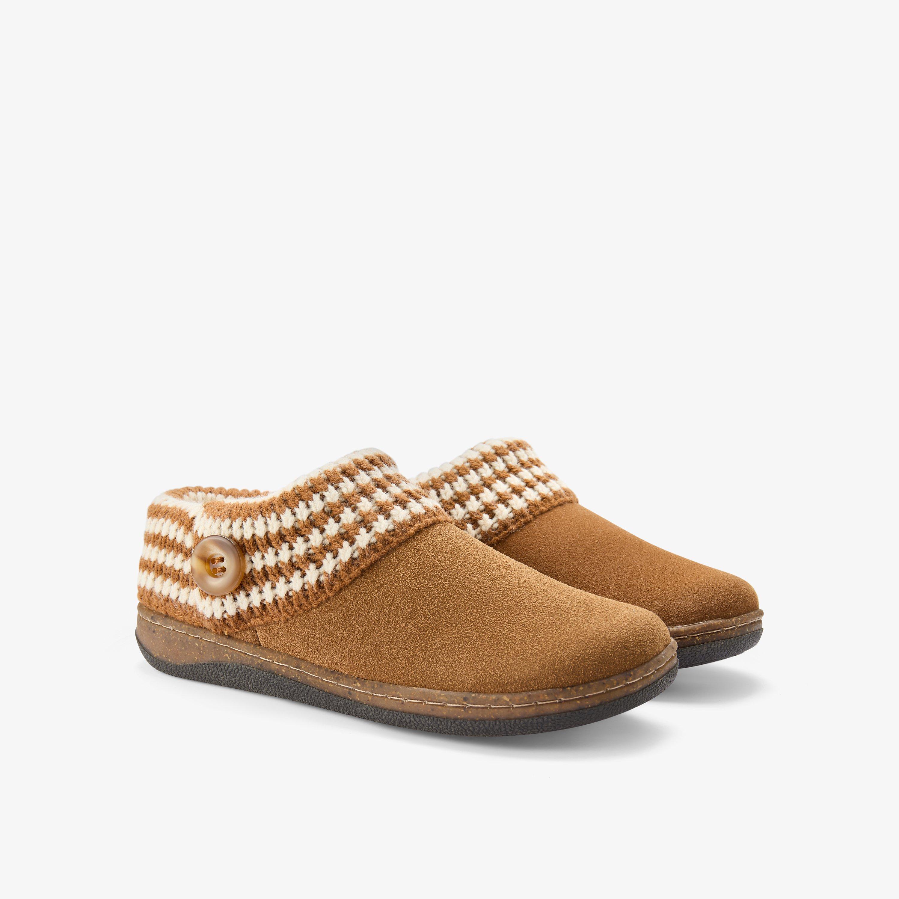 Willowdean Sweater Slipper Cognac Slip-Ons, view 5 of 6
