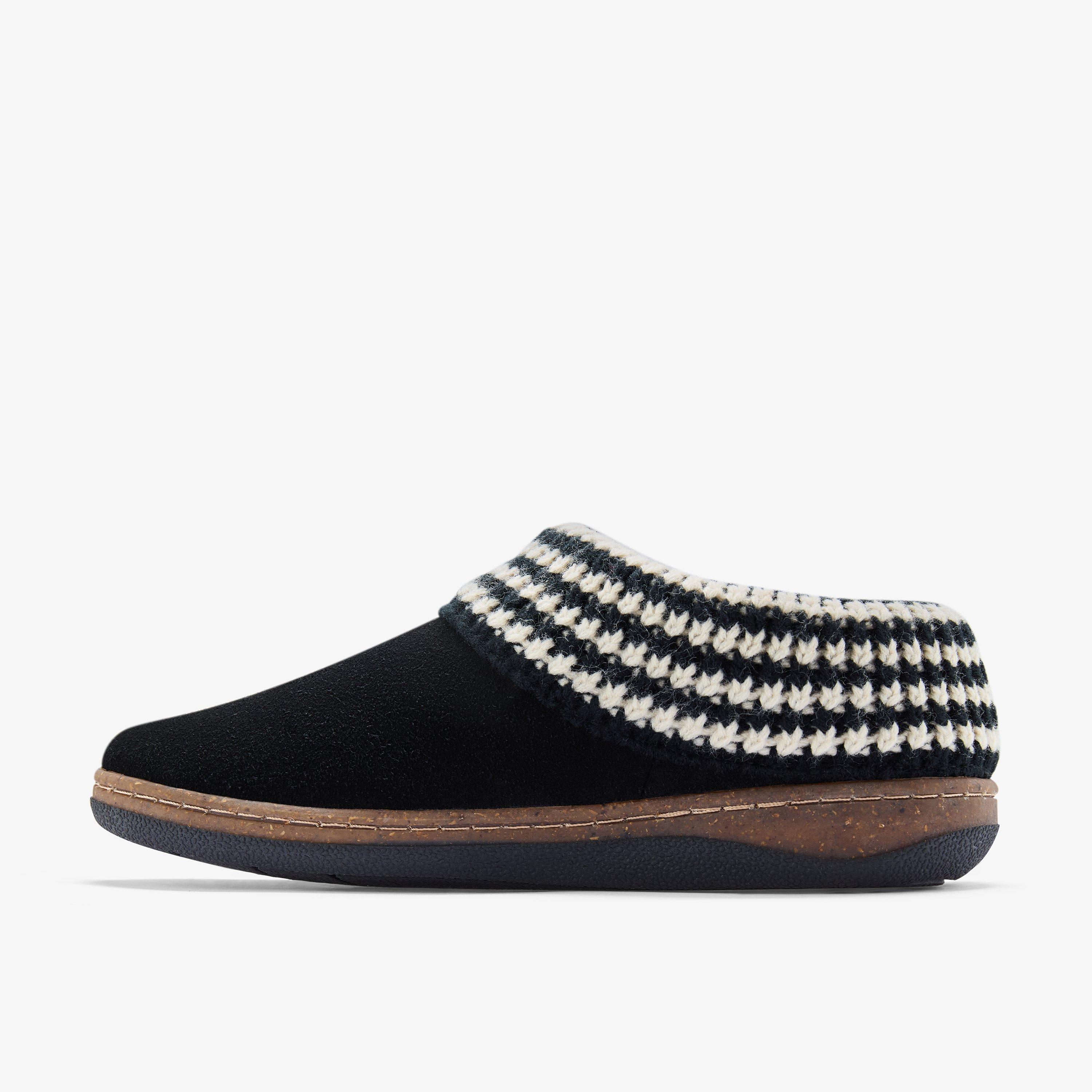Willowdean Sweater Black/White Slip-Ons, view 2 of 6