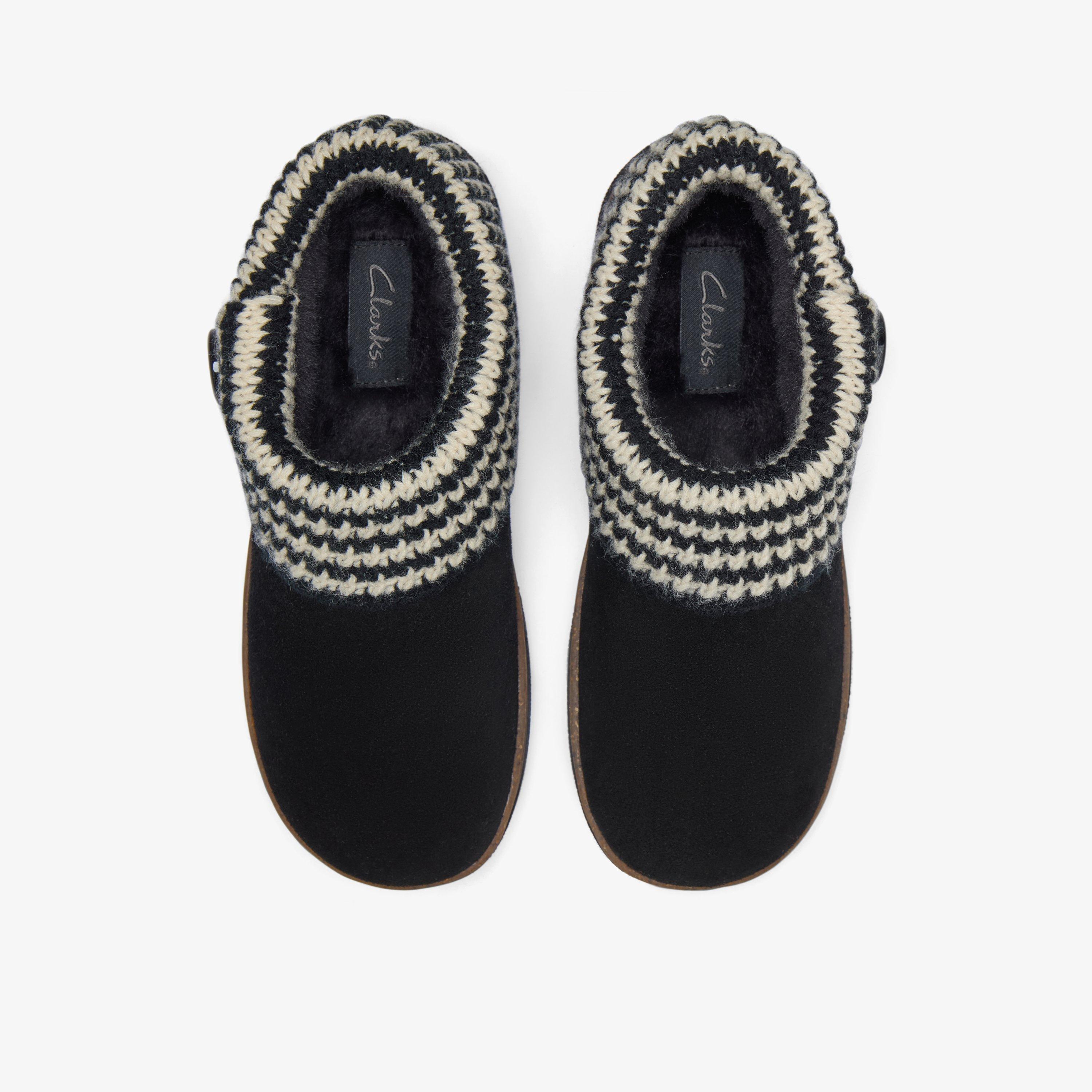Willowdean Sweater Black/White Slip-Ons, view 6 of 6