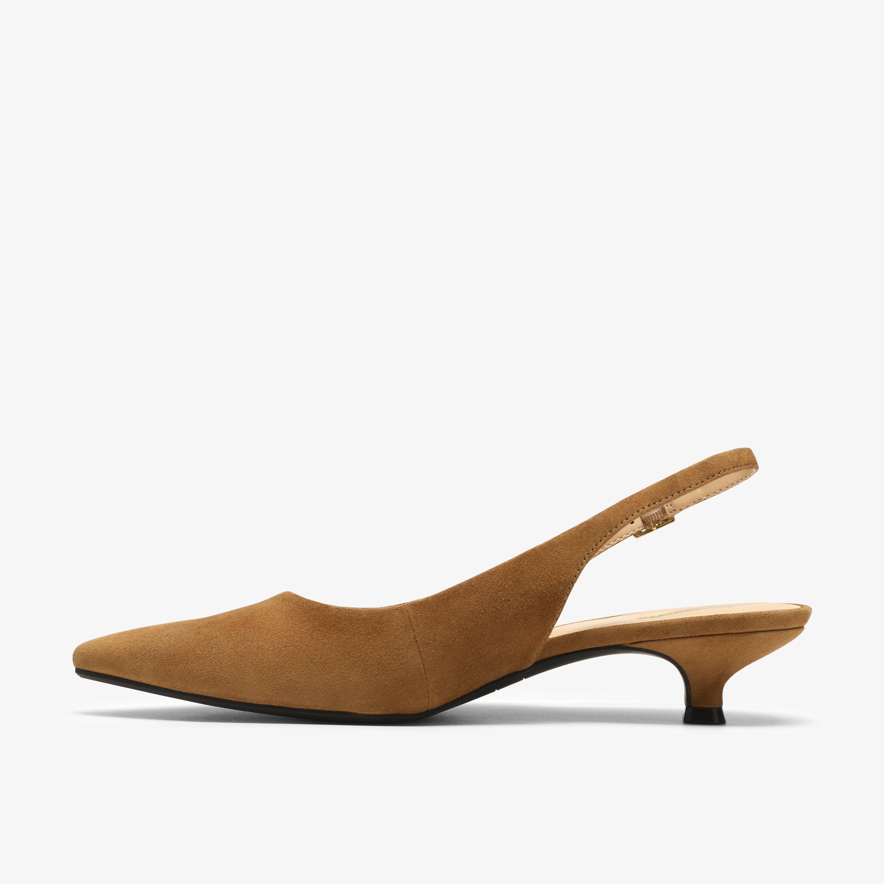 Pisa Sling Tan Suede Sling Back, view 2 of 6