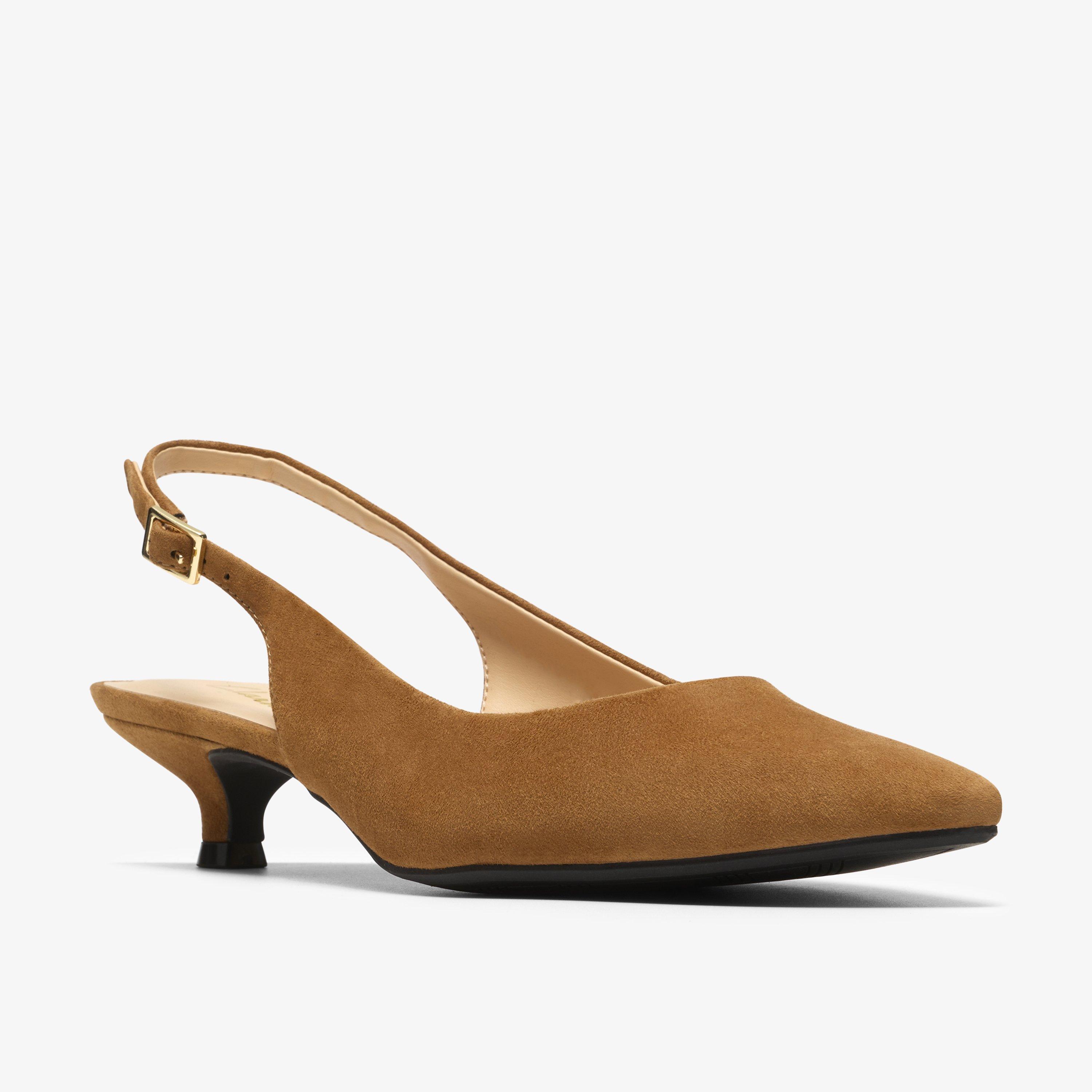 Pisa Sling Tan Suede Sling Back, view 4 of 6