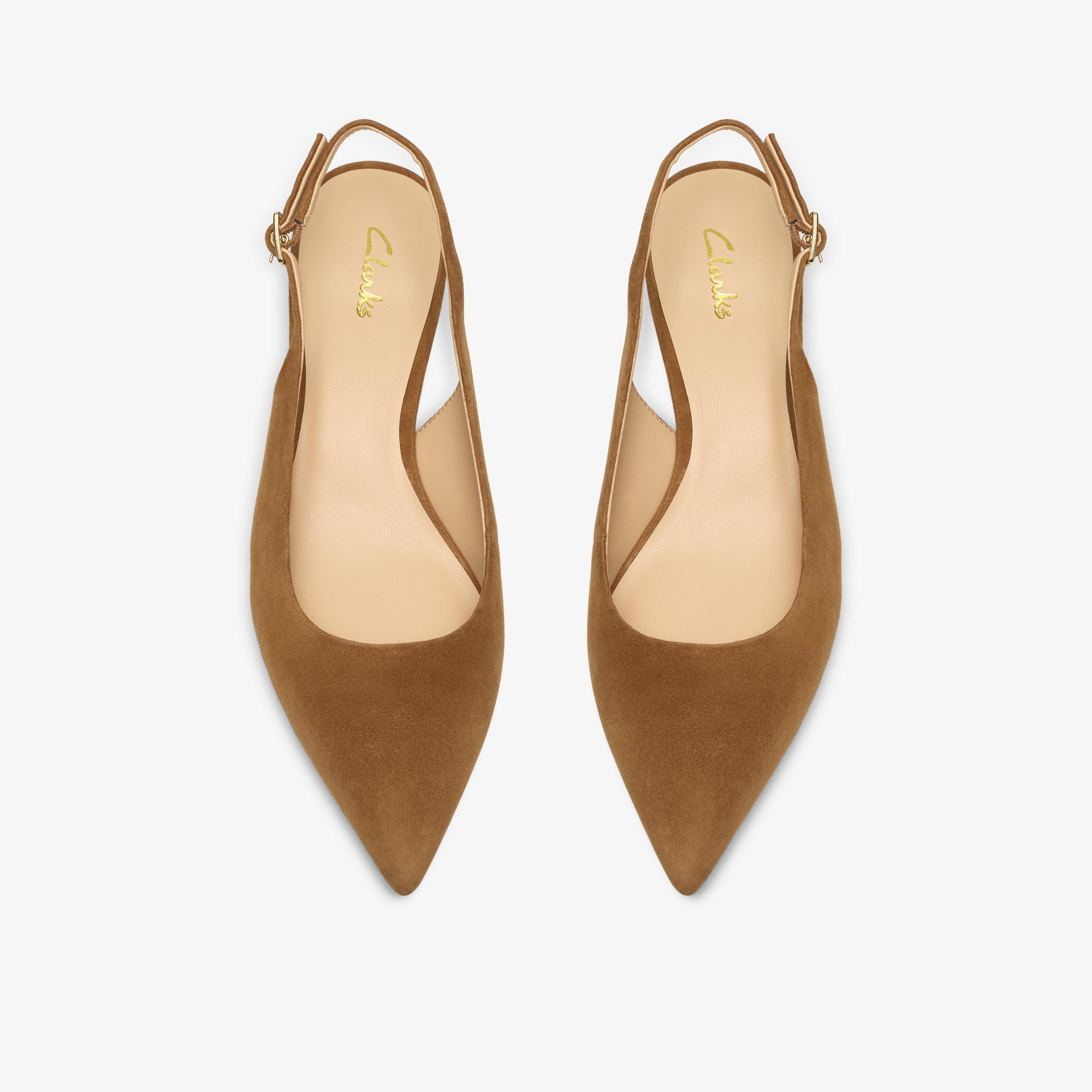 Pisa Sling Tan Suede Sling Back, view 6 of 6
