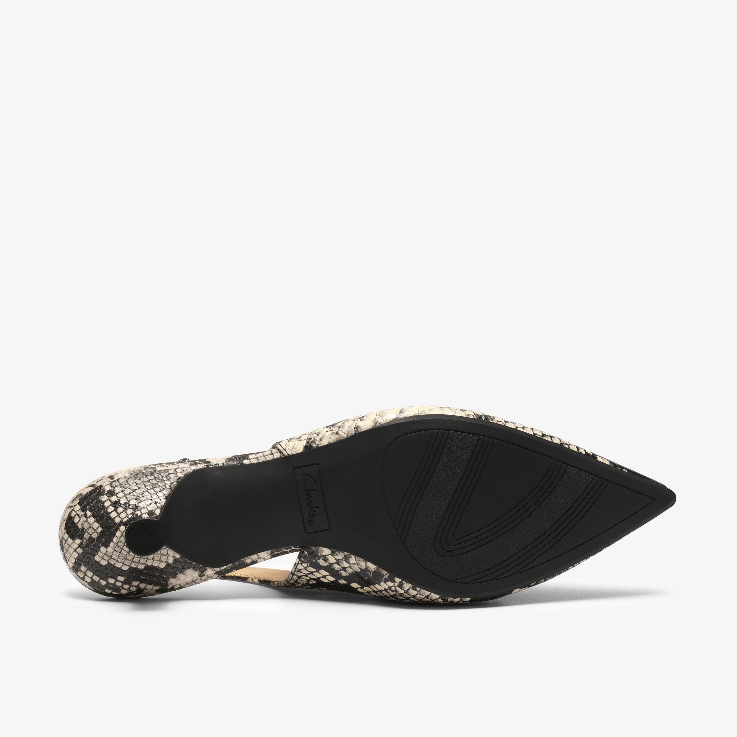 Pisa Sling Snake Print Sling Back, view 3 of 6