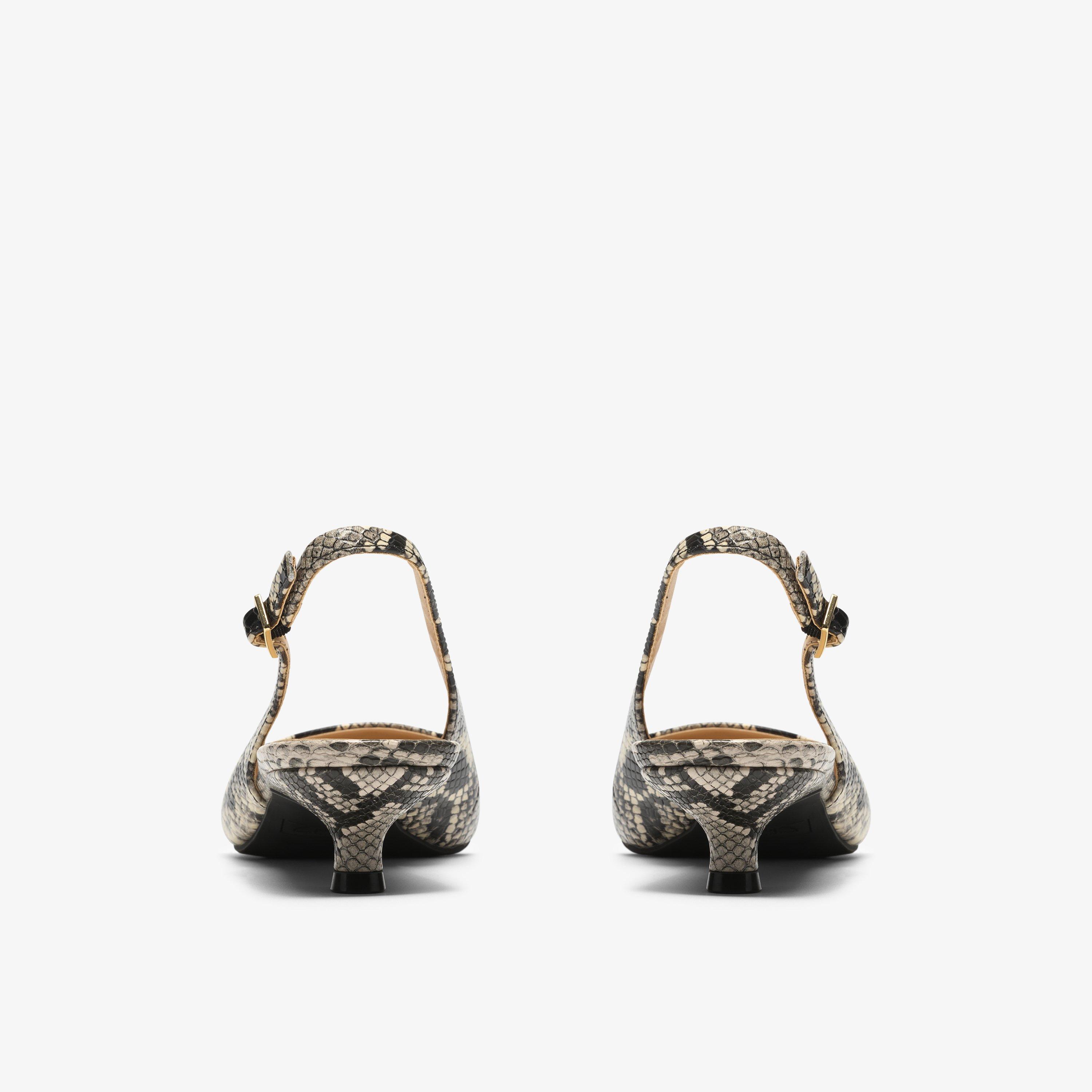 Pisa Sling Snake Print Sling Back, view 5 of 6