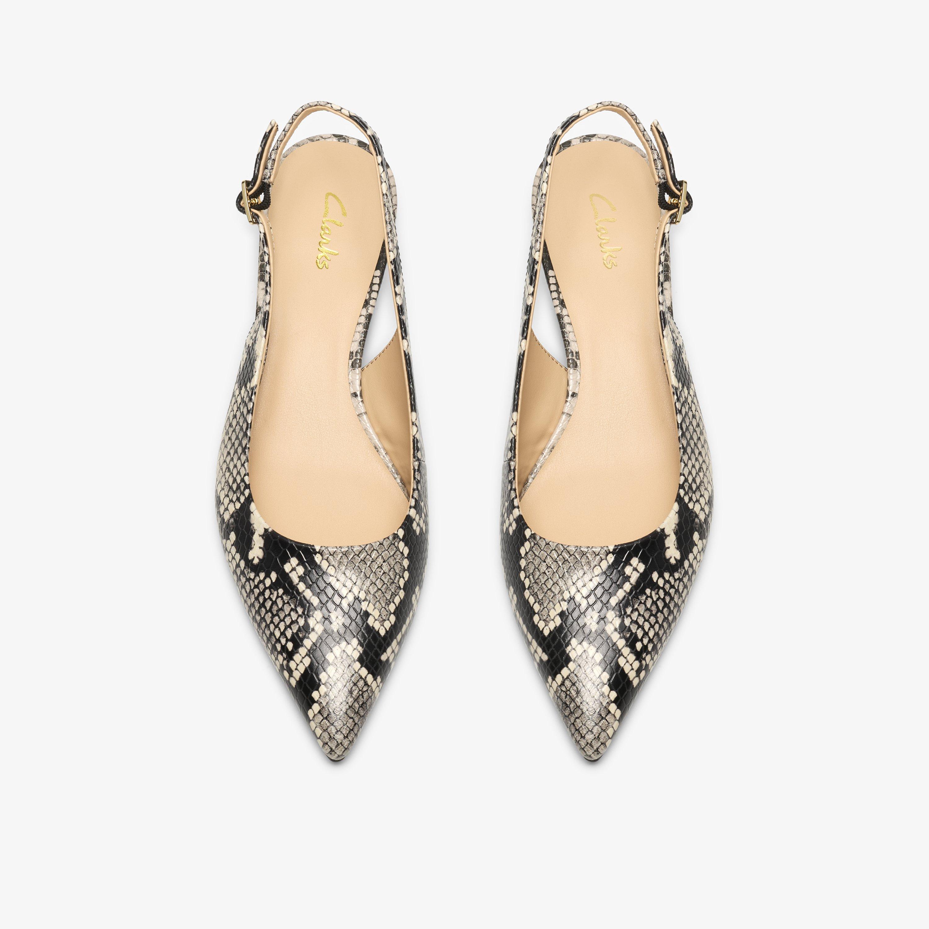 Pisa Sling Snake Print Sling Back, view 6 of 6