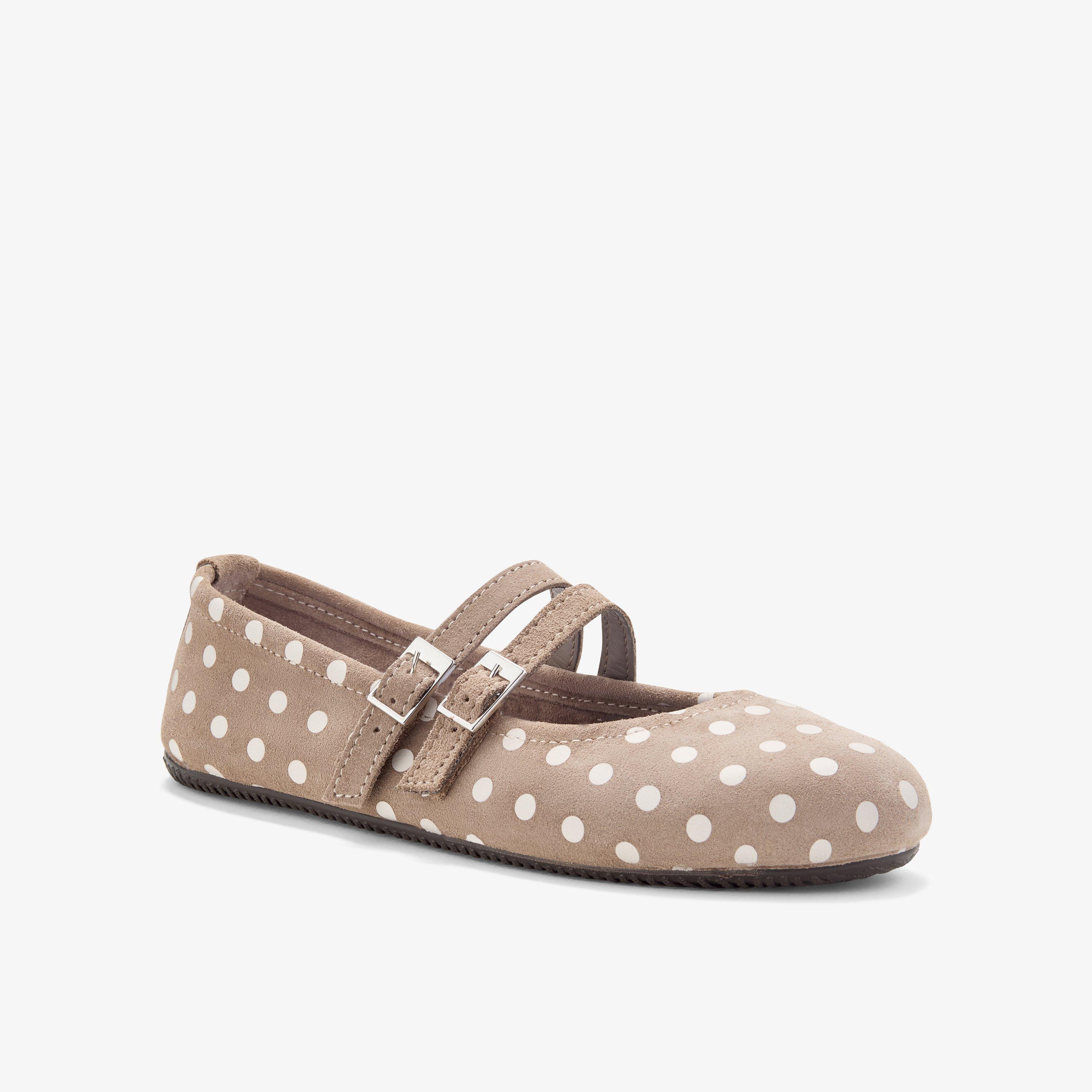 Melrose Strap Taupe Combination Pumps, view 5 of 6
