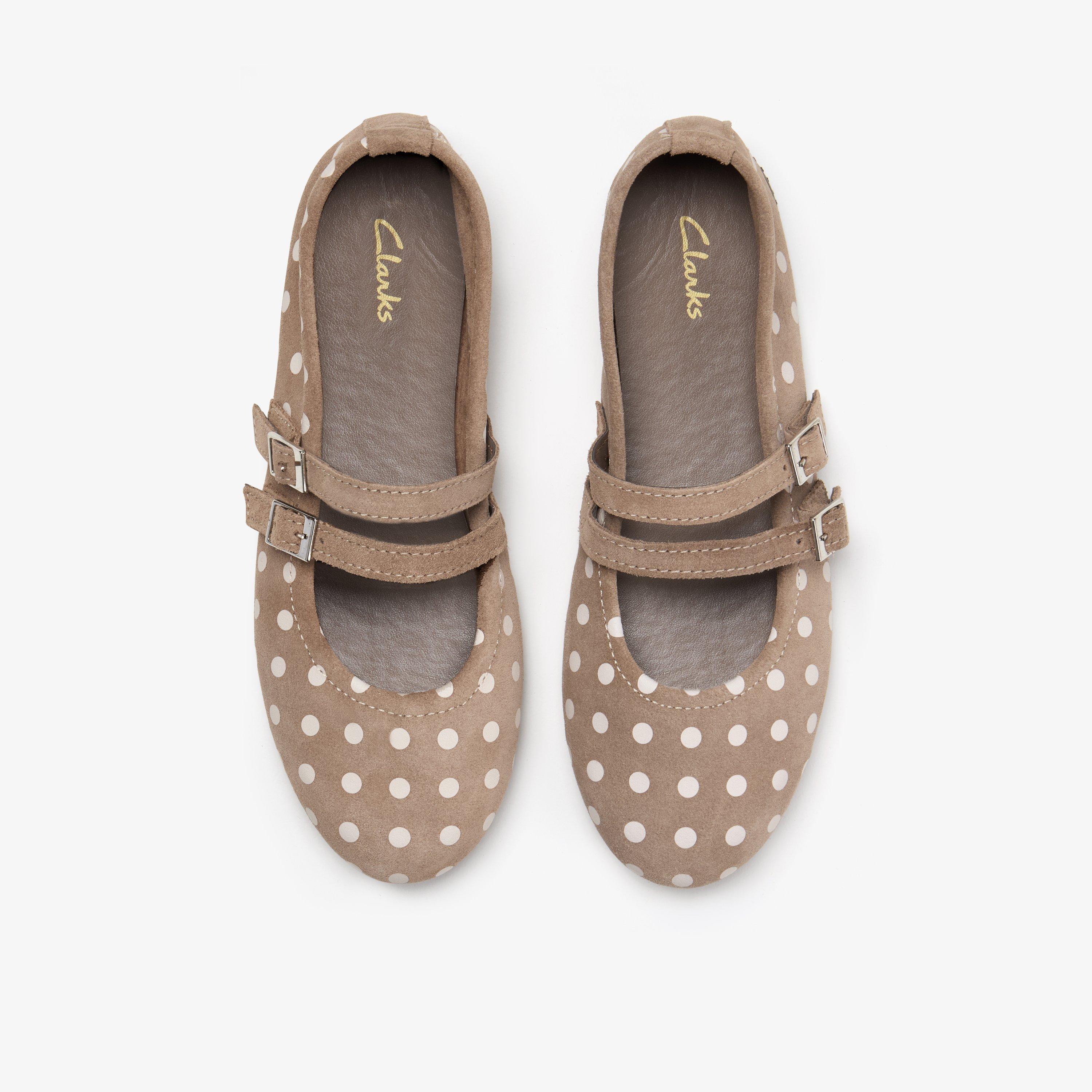 Melrose Strap Taupe Combination Pumps, view 6 of 6