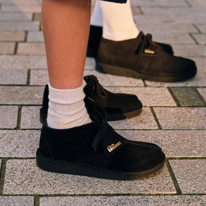 Clarks sneakers kids black online