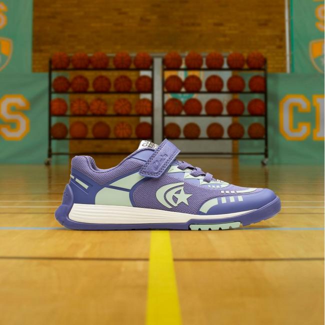 Clarks CICA Star Flex school trainers.