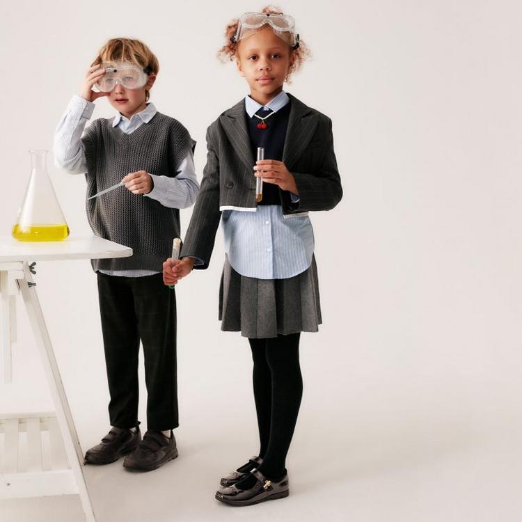Children wearing Clarks school shoes