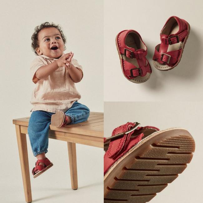 Toddler wearing Playsun sandals