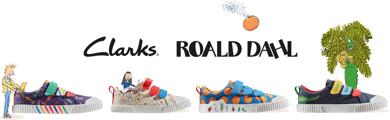 Roald Dahl x Clarks Shoes