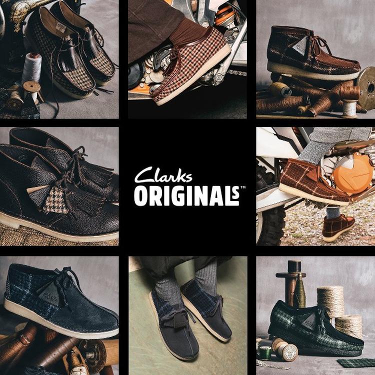 Clarks Originals & Harris Tweed Wallabees and more