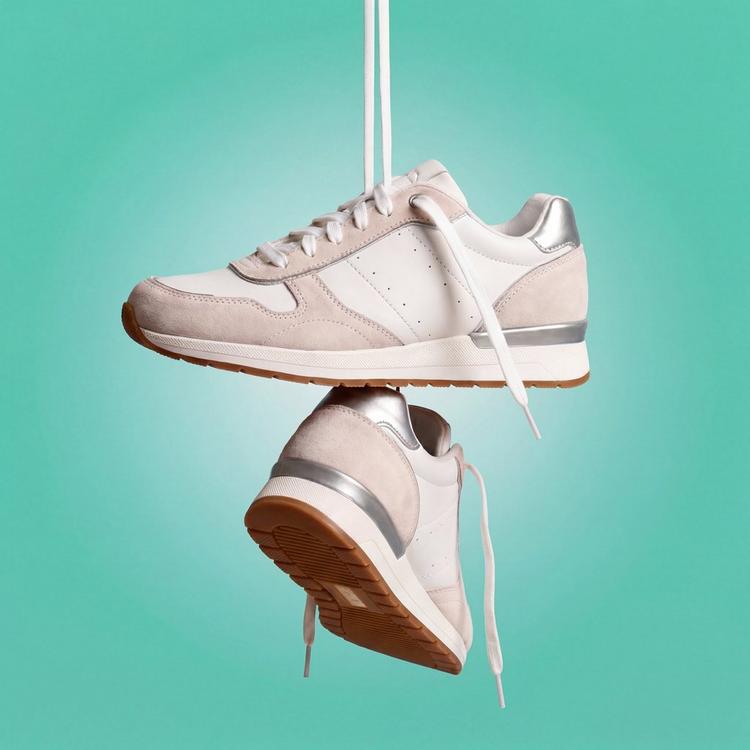 Clarks women's Emme Walk trainers.