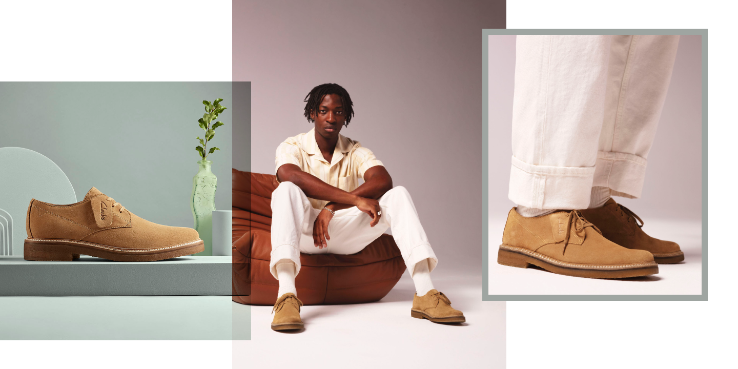 Sneaker Clarks Women Hero Walk White Combi | De Schoenenfabriek