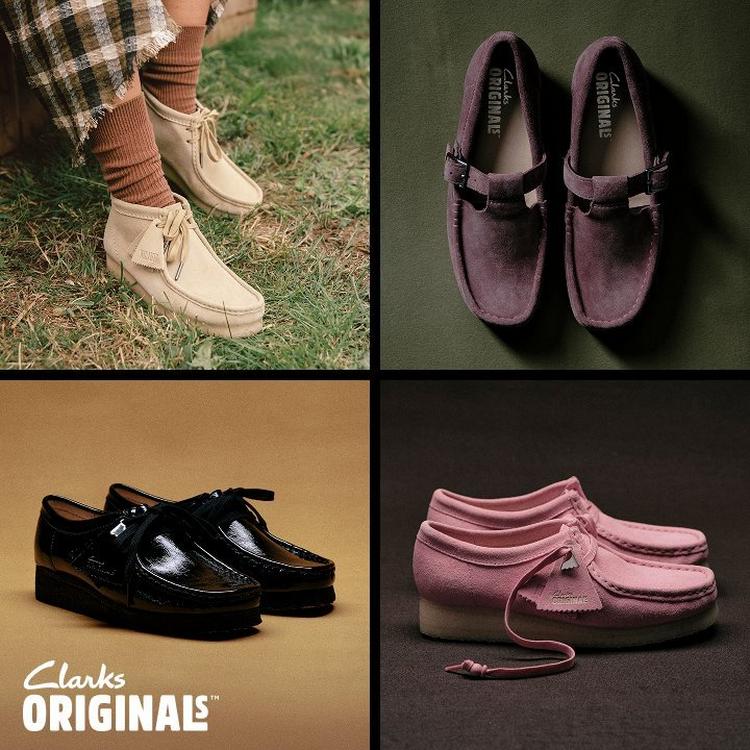 Women's New Clarks Originals Wallabees and more