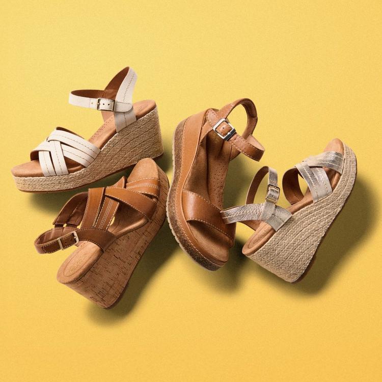 Women's wedge sandals
