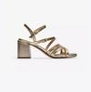 Ezoria Strap in Gold Leather