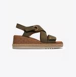 Kidiki Sun Dark in Olive Nubuck