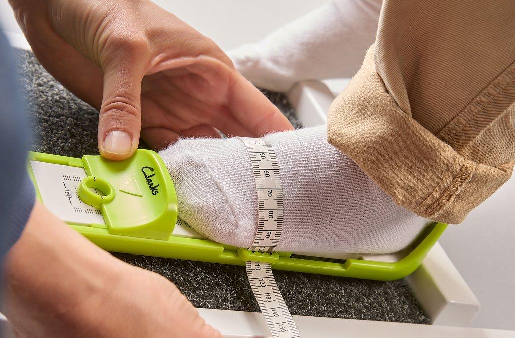 Staff Measuring Child's Foot