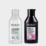 Redken Acidic Bonding Concentrate Shampoo Acidic Color Gloss Conditioner 300 ml Duo