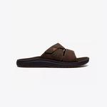 Brinkley Slide in Dark Brown