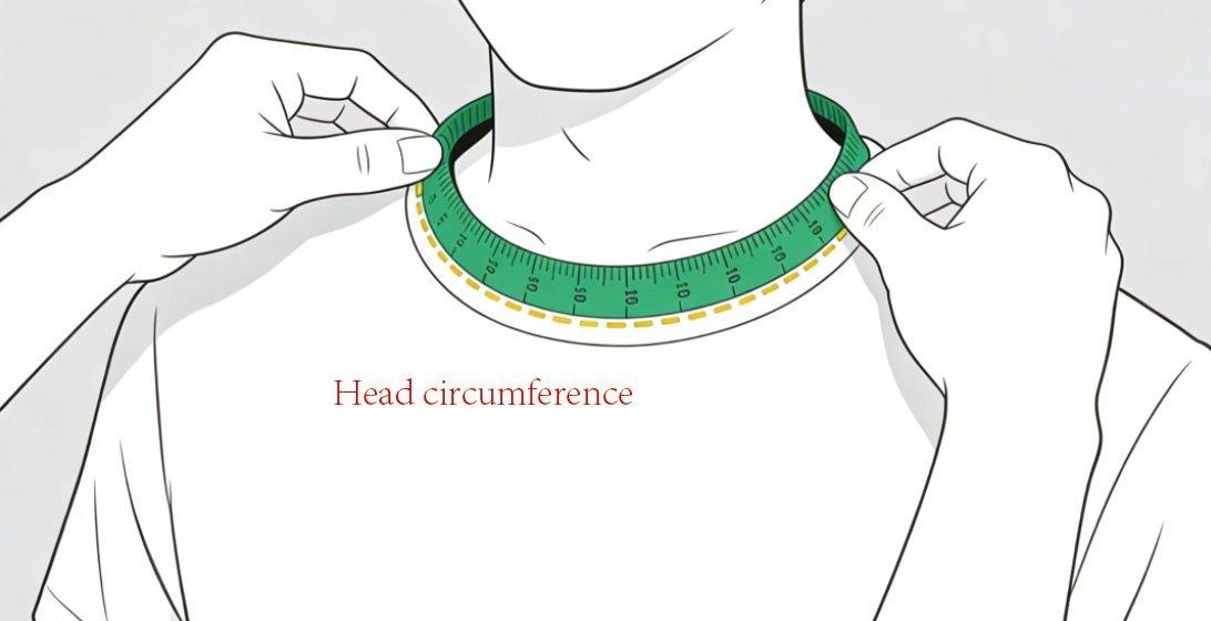 How to measure head circumference on a Cloudsteppers t-shirt or hoodie