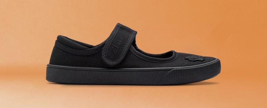 Clarks Plimsolls in Black