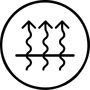 Breathable footbed icon