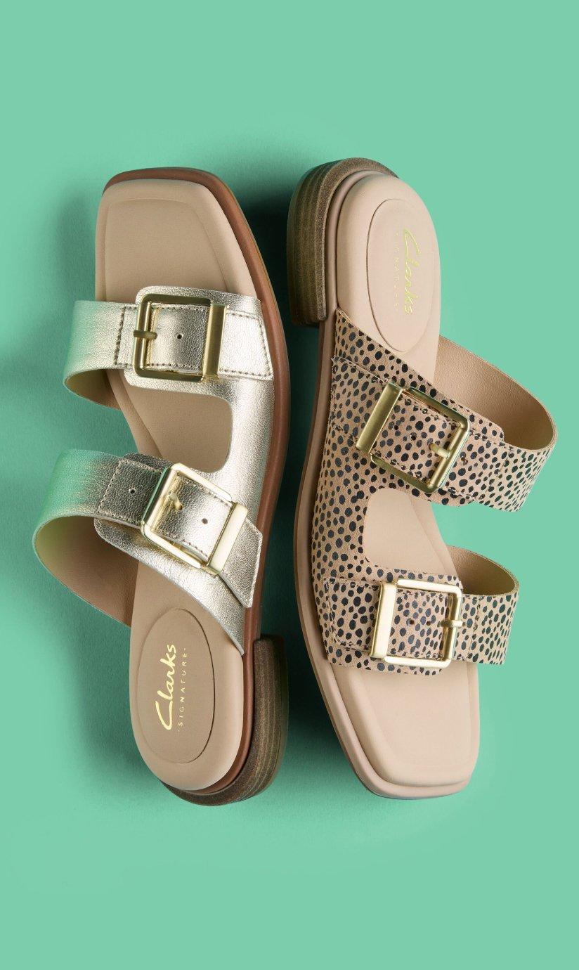 Ariany Bay in Metallic and Animal Print