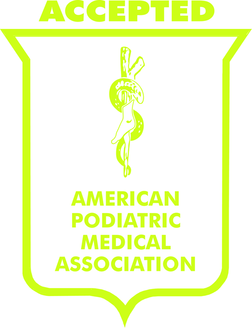 American Podiatric Medical Association accepted seal