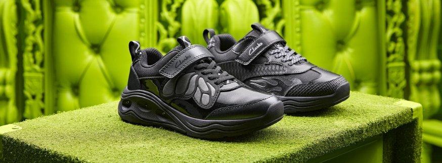 Clarks Plimsolls in Black